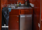 Galley to port