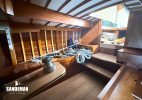 Saloon view aft to companionway