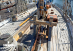 View aft over foredeck