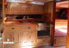 Galley to starboard