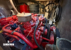 Engine space to starboard