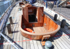 From aft deck view forward