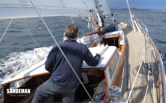 View fwd from stbd qtr