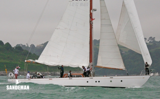 Stbd beam reefed main