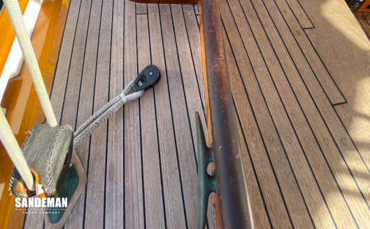 Port side deck view forward