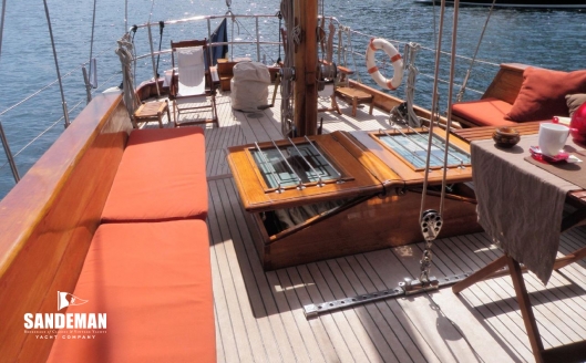 AFT DECK FROM COCKPIT