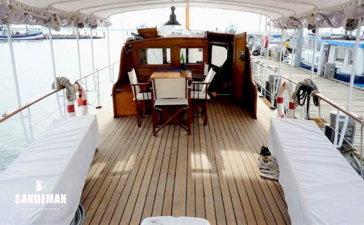 Aft deck view fwd