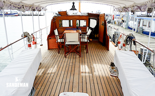 Aft deck view fwd