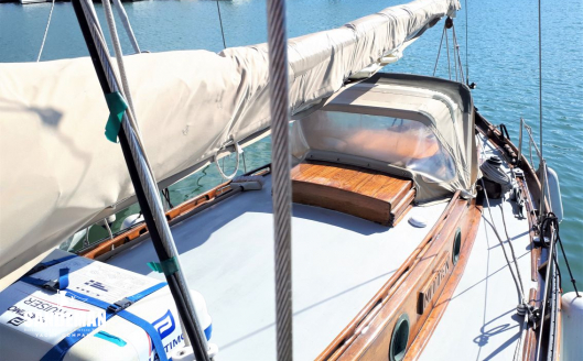 View aft from port side deck