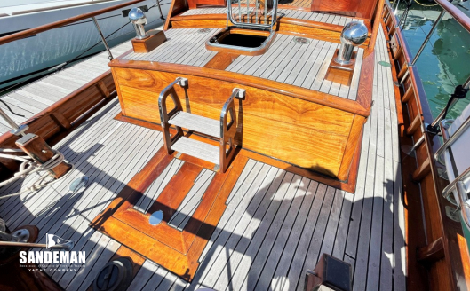 Aft deck view forward