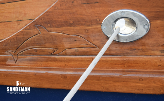 Dolphin carving