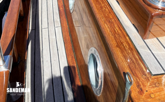 Port side deck view forward