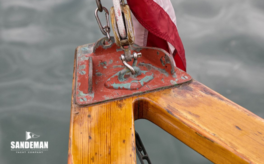 Mizzen boomkin detail