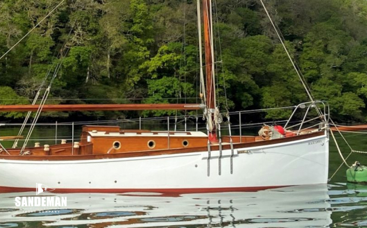 The unmistakable lines of a Loch Fyne Skiff