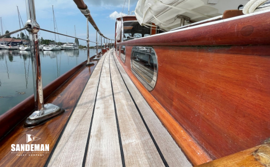 Port side deck view forward