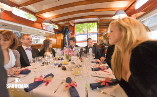 Dinner in the saloon