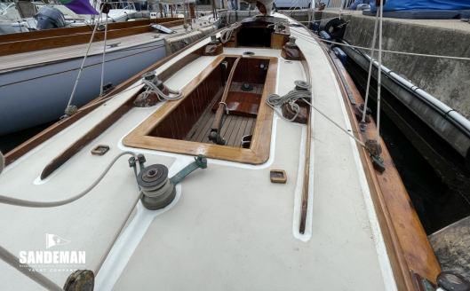 From aft deck view forward