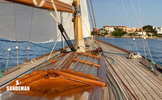 View forward from cockpit