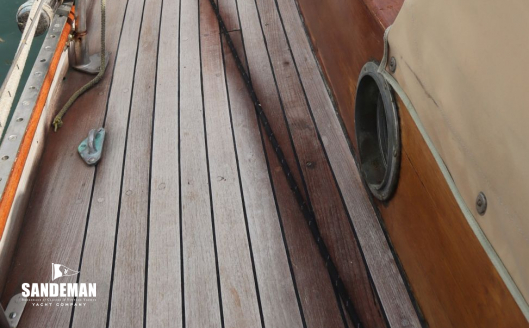 Port side deck view forward