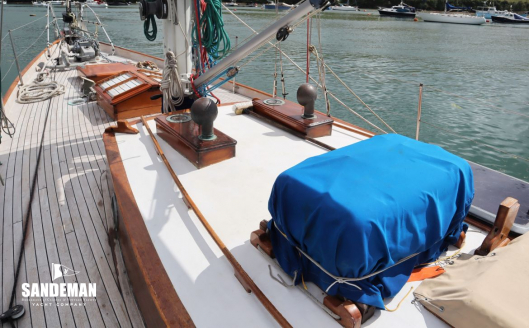 View forward over cabin trunk