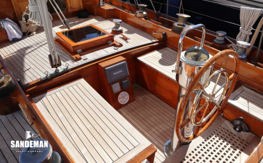 Cockpit view forward to starboard