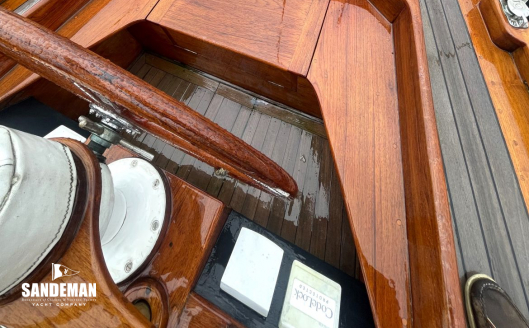Helm cockpit view aft