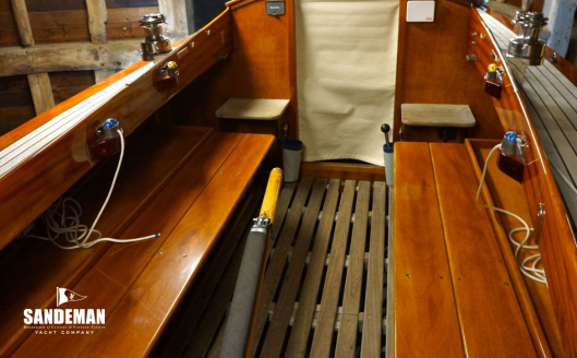 View forward over cockpit