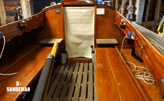 View forward over cockpit