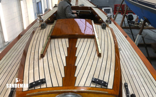 View aft from foredeck