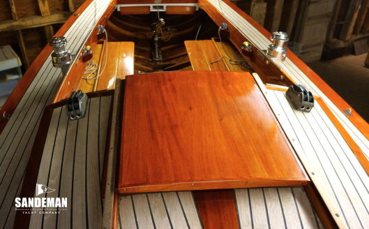 View aft over house and cockpit