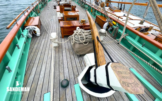 Aft deck view forward