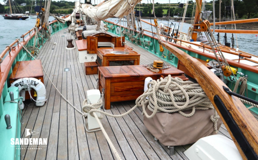 Aft deck view forward
