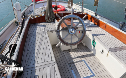 Cockpit view aft to port