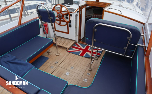 Cockpit view forward to port