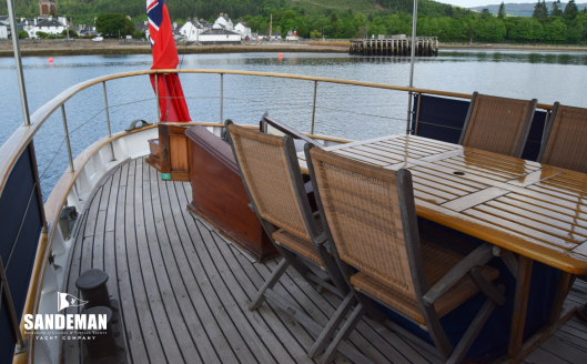 Aft deck view aft