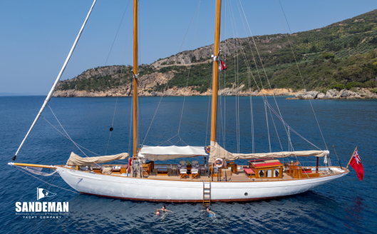 ORIANDA - Oscar W. Dahlström 74 ft Staysail Schooner 1937/2025 [Photo: Francesco Rastrelli/ Blue Passion] [Photo: Francesco Rastrelli/ Blue Passion]