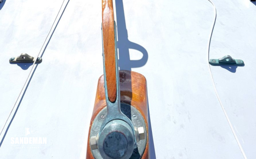 View forward from rudder head