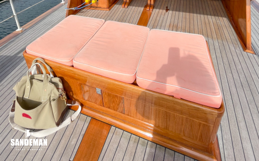 Aft deck view forward