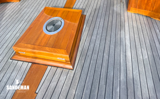 Aft deck view forward