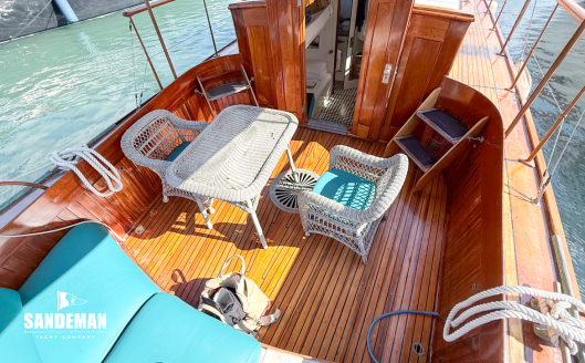 Aft cockpit view forward