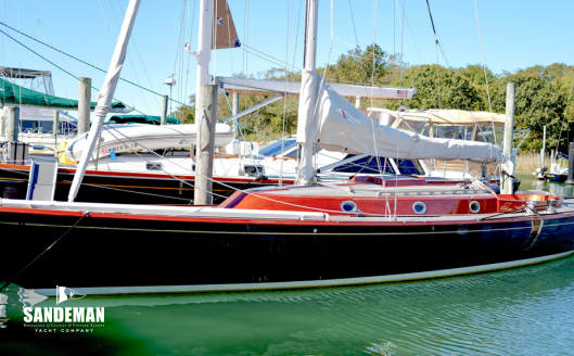 Berthed forward of the beam