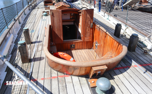 From aft deck view forward